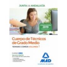 Cuerpo De Tecnicos De Grado Medio De La Junta De Andalucia: Temario Co