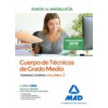 Cuerpo De Técnicos De Grado Medio De La Junta De Andalucía. Temario Co