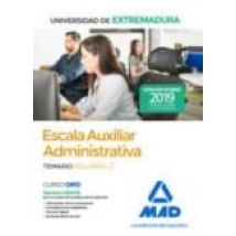 Escala Auxiliar Administrativa De La Universidad De Extremadura. Temar