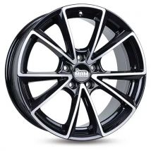MAM WHEELS MAM A5 schwarz frontpoliert 8.0Jx18 5x112 ET45