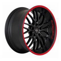 BARRACUDA VOLTEC T6 mattblack puresports color trim rot 8.5Jx19 5x112 ET38