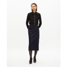 Black Satin Shirt - The Kooples