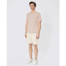 T-shirt With Pink Cut-out Logo - The Kooples