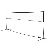 HOMCOM Badmintonnetz  Volleyball- und Tennis-Netz, tragbar, 2 Höhen 94/158cm, PE, 400x60cm  Aosom.de