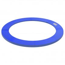 HOMCOM Coussin de protection pour trampoline de remplacement Ø 244 cm résistant aux rayons UV, anti déchirure bleu