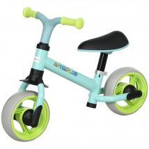 AIYAPLAY Vélo d'équilibre pour bébé siège réglable roues EVA jouet enfant pour bébé 18-48 mois pour garçons et filles vert