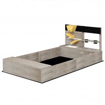 Outsunny Sandkasten mit Küchenelementen  Holz Sandbox, Bodenloses Design, für 3-7 Jahre, Garten, Grau, 154x80x60cm  Aosom.de
