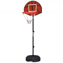 SPORTNOW Basketballkorb höhenverstellbar 129-179cm mit Ständer, inkl. Magnet-Dartscheibe für drinnen und draußen   Aosom.de