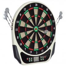 HOMCOM Elektronische Dartscheibe, Dartboard mit LCD-Display, 6 Darts, 24 Dartköpfe, 18 Spiele, 159 Trefferoptionen, für 8 Spieler   Aosom