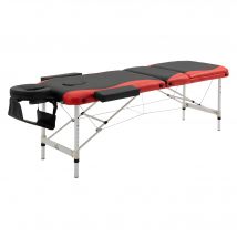 HOMCOM Massageliegen klappbar höhenverstellbarer Massagetisch mit Kopfstütze 215 x 60 x 61-84 cm, Aluminium & Schaumstoff, ideal für Kosmetik   Aosom.de