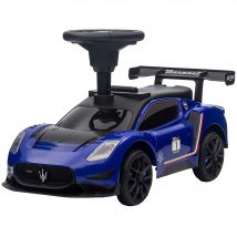 AIYAPLAY Rutschauto, Bobby Car mit Stauraum, Hupe und Musik, Rutscherfahrzeug für 1,5-5 Jahre Kinder Blau 65 x 29 x 37 cm   Aosom