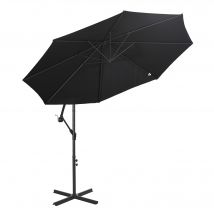 Outsunny Parasol Déporté avec Manivelle