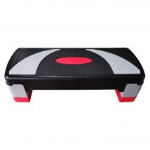 HOMCOM Stepper Fitness Aerobic Stepper Höhenverstellbar Rutschfeste Oberfläche 78x29x20 cm   Aosom