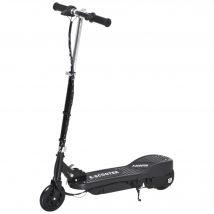 Homcom Trottinette Electrique pour Enfants +7 Ans Trottinette Pliante 50 kg 74x36x73-91 cm Noir