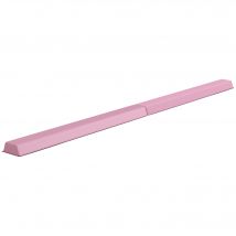 SPORTNOW 236 cm Klappbarer Schwebebalken, tragbar Turnbalken, rutschfest Balance Beam, Turn- und Balancierbalken bis 80 kg, für Kinder ab 3 Jahre, Indoor & Outdoor, Rosa   Aosom