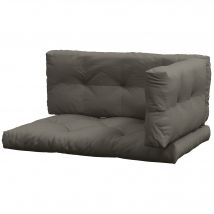 Outsunny Trio Coussins Polyester Confortables pour Canapé Extérieur Banquette de Jardin   Aosom France