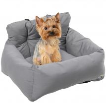 PawHut  Sac de transport chien et chat rembourré de coton PP épais sûr et confortable fond antidérapant 50 x 54 x 33 cm gris foncé