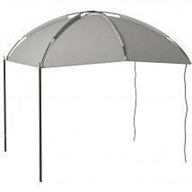Outsunny Abri solaire tonnelle barnum auvent réglables en dôme acier polyester haute densité 190T sac de transport inclus gris