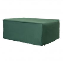 Outsunny Housse de protection salon de jardin 600D Oxford Tissu Extérieur Imperméable  210L x 140l x 80H cm Vert  Aosom France