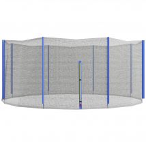SPORTNOW Filet de Remplacement Trampoline Ø 366 cm 8 Poteaux Entrée Zippée Sécurité   Aosom France