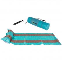 Outsunny Matelas Gonflable Camping Duo Autogonflant Ultraléger Sac de Transport Randonnée   Aosom France