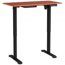 Vinsetto Bureau assis-debout électrique réglable en hauteur avec fonction mémoire, bureau réglable en hauteur 72-116 cm