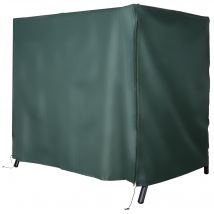 Outsunny Housse de protection balancelle de jardin 3 places tissu Oxford 600D 205 x 124 x 164 cm vert