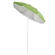 Outsunny Ombrelle Octogonale Inclinable Verte Anti-UV en Polyester Haute Densité avec Sac de Transport   Aosom France