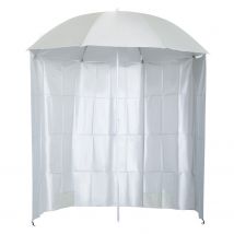 Outsunny Parasol Plage Anti-UV UPF 50+ Ø2,2m Hauteur 2,2m avec Sac Transport Sardines Lestage   Aosom France