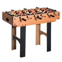 HOMCOM Table multi jeux 4 en 1 babyfoot billard air hockey ping-pong avec accessoires en bois 92L x 78l x 80H cm