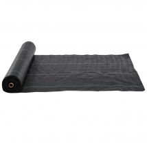 Outsunny Toile de paillage géotextile de paillage contre les mauvais herbes 100 x 2 m résistant aux déchirures polypropylène noir