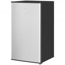 HOMCOM Réfrigérateur congélateur petit réfrigérateur 91 L étagères modulables design sous-comptoir 47,5 x 44,2 x 84 cm noir