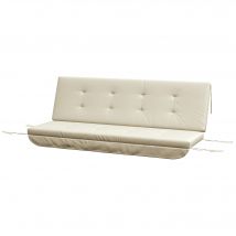 Outsunny Set de coussins pour balancelle Hollywood 170 cm Coussin de siège Coussin de balancelle Coussin de jardin Coussin de dossier Coussin latéral Beige