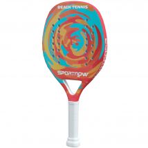 SPORTNOW Raquette de beach tennis racket en fibre de carbone avec sac de raquette et poignée antidérapante, jaune