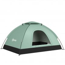 Outsunny Tente de camping 2 personnes camouflage tente dôme légère ventilée facile à monter avec portes zippées   Aosom France