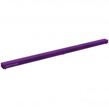 SPORTNOW Poutre gymnastique pliable 210 cm en velours, poutre d'équilibre avec fond antidérapant, pour enfants et adultes, violet