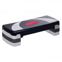 Homcom Step fitness aerobic stepper hauteur reglable surface antiderapante 78x29x20 cm