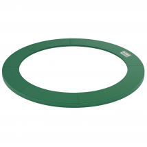 HOMCOM Coussin de protection pour trampoline de remplacement Ø 305 cm bâche à ressorts pour trampoline vert