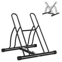 HOMCOM Fahrradständer Montageständer für Fahrräder, stabil aus Metall, schwarz, 60x54x57 cm, praktisches Zubehör   Aosom.de