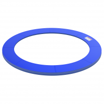 HOMCOM Coussin de protection pour trampoline de remplacement Ø 244 cm résistant aux rayons UV, anti déchirure bleu