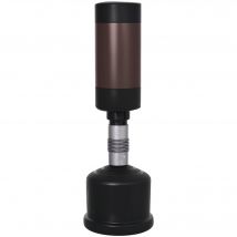 HOMCOM Sac de Frappe Boxe Autoportant Punching Ball Hauteur Réglable 160-185cm Brun noir