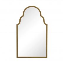 Miroir mural rectangulaire avec cadre en métal, pour salle de bain, salon, 61x3x101 cm, Bronze