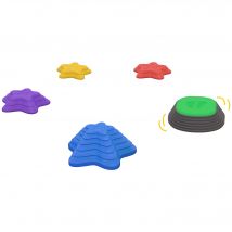 ZONEKIZ Stapelspielzeug, rutschfest, Flusssteine, Balancespiel, bis 80 kg  Aosom.de