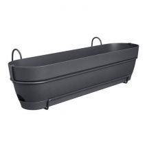 ELHO Balconniere VIBIA CAMPANA ALLIN1 Rectangulaire - 11 l  - Ø 70x26x17,7cm - Plastique - Anthracite