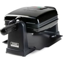 DOMO Gaufrier rotatif - DO9224W -  Rotatif a 180° - Revetement anti-adhésif - Poignée cool-touch - 2 personnes