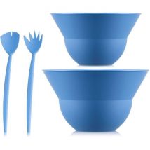 Ensemble de 2 bols 3 L et 4.9 L avec couverts a salade - BODUM - Topee - Matisse