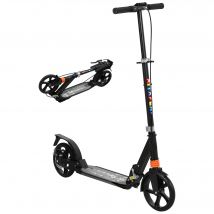 AIYAPLAY Roller Kinder Scooter mit verstellbaren Griffen klappbarer Kinderroller Höhenverstellbarer Tretroller für Kinder Jugendliche 6-12 Jahre Cityroller bis zu 100 kg   Aosom