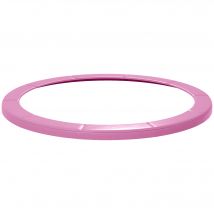 SPORTNOW Trampolin Randabdeckung Ø244 cm breit, Reißfest UV-resistent Federabdeckung, Wasserdicht, Trampolinzubehör Randschutz Sicherheitsnetz Ersatzteile für Gartentrampoline, Rosa   Aosom