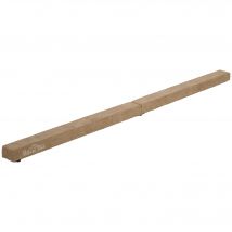 HOMCOM Poutre de gymnastique pliable 210 cm antidérapant, poutre gymnastique pour entraînement à l'équilibre, marron