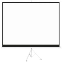 HOMCOM Projektionsleinwand mit klappbarem Stativ 304,8 cm 4K HD 4:3, höhenverstellbare Projektorleinwand, ideal für Heimkino, Filme drinnen/draußen   Aosom
